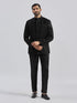 Men's Black Silk Blend Jodhpuri